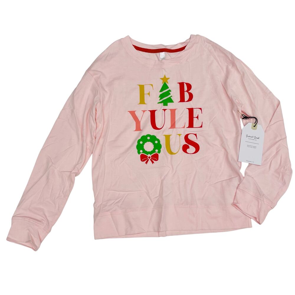 NWT Sweet Soul Size L (12/14) Fab Yule Ous Tee
